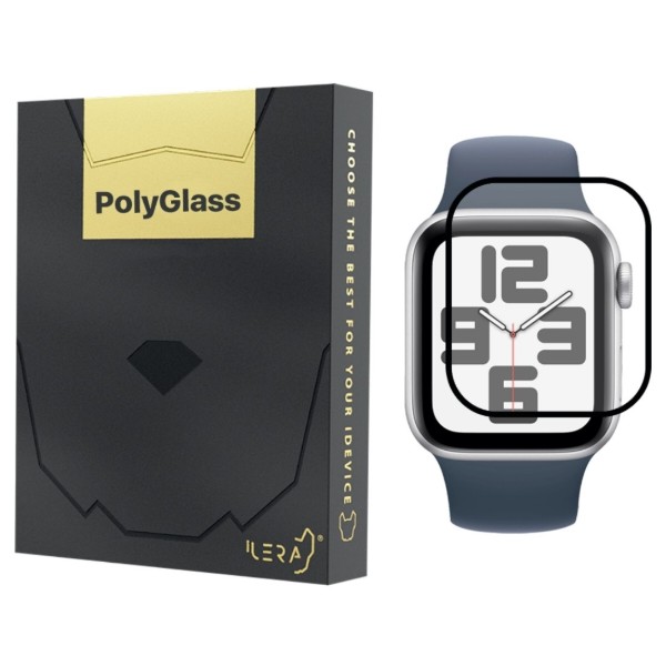 Фото - Защитное стекло для смарт-часов ILera Apple Watch PolyGlass 44 мм Black (iLAWPG02)