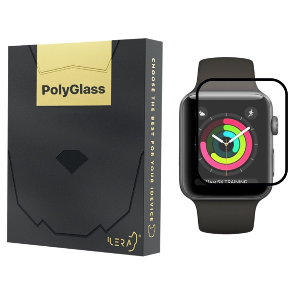 Фото - Защитное стекло для смарт-часов ILera Apple Watch PolyGlass 42 mm Black (iLAWPG05)