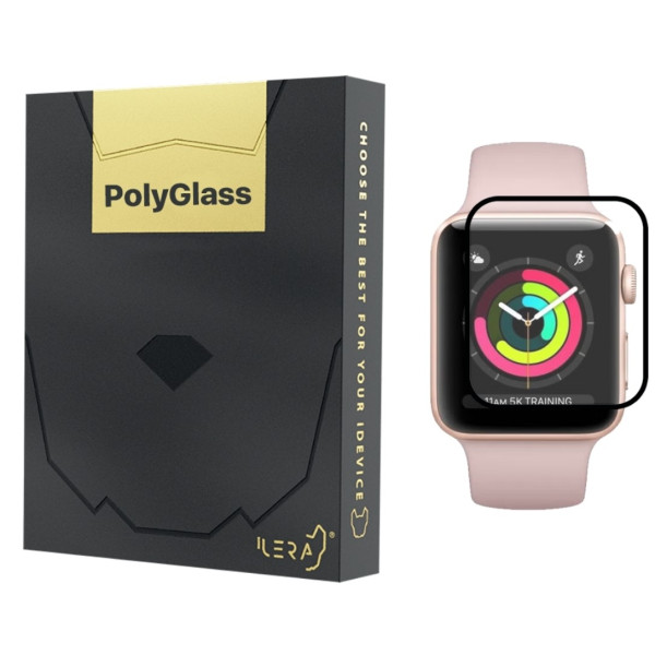Фото - Захисне скло для смарт-годинника ILera Apple Watch PolyGlass 38 mm Black (iLAWPG06)