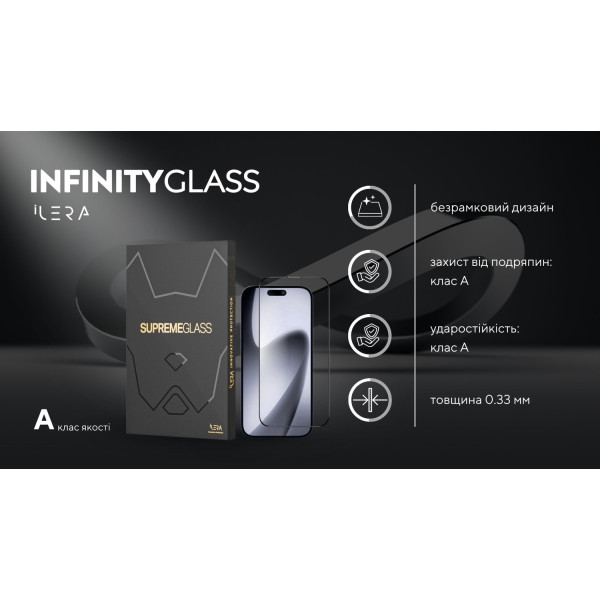 Фото - Захисне скло для смартфону ILera Infinity 2.0 Glass for iPhone 17 (iLin17)