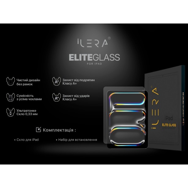 Фото - Захисне скло для планшета ILera Infinity Clear Glass iPad Pro 13" (2024) New (iLiPG09)