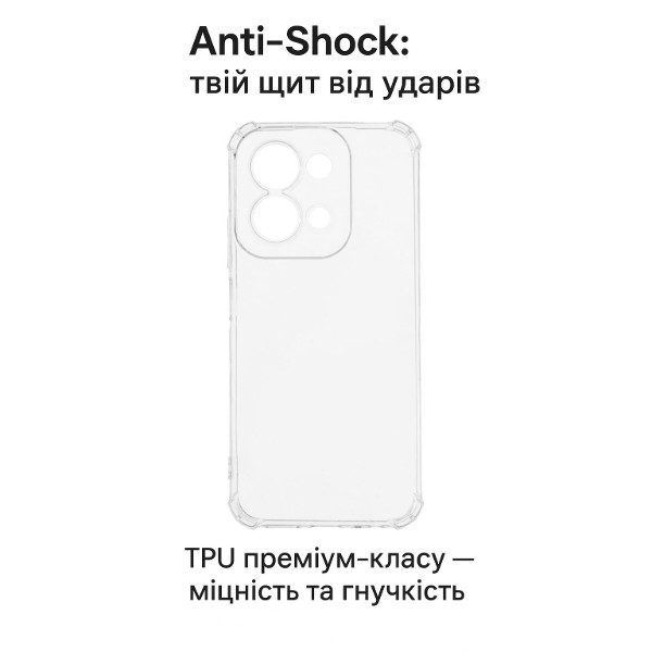 Фото - Чехол для смартфона BeCover Anti-Shock for Xiaomi Redmi 15С 4G/5G Clear (713812)