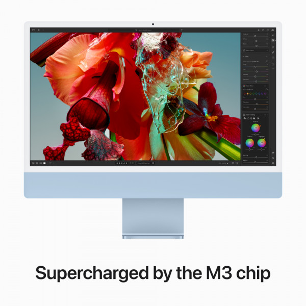 Фото - Комп'ютер-моноблок Apple iMac 24'' A2874 M3 Retina 4.5K 8-Core GPU 256GB Blue (MQRC3)