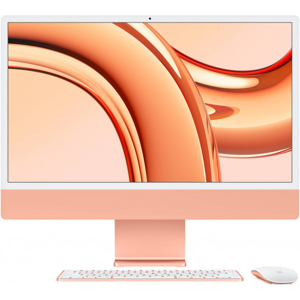 Фото - Комп'ютер-моноблок Apple iMac 24'' M3 Retina 4.5K 10-Core GPU 256GB Orange (2023)