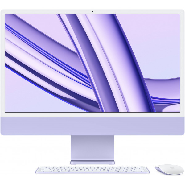 Фото - Комп'ютер-моноблок Apple iMac 24'' M3 Retina 4.5K 10-Core GPU 256GB Purple (2023)