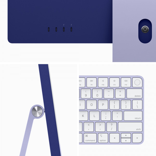 Фото - Комп'ютер-моноблок Apple iMac 24'' M3 Retina 4.5K 10-Core GPU 256GB Purple (2023)