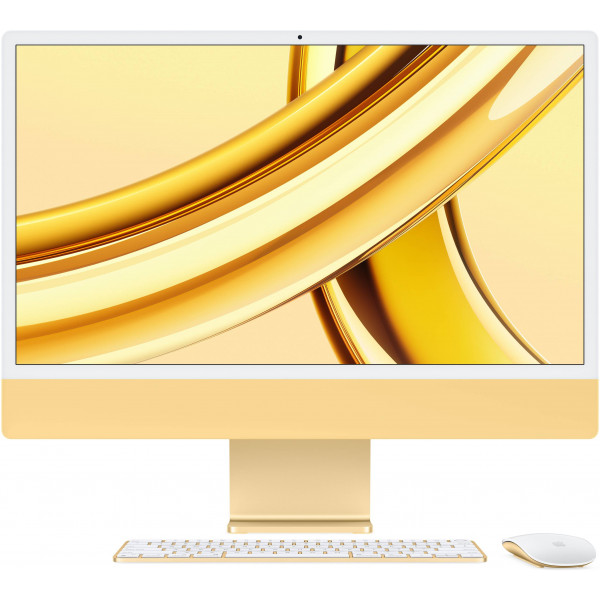 Фото - Комп'ютер-моноблок Apple iMac 24'' M3 Retina 4.5K 10-Core GPU 256GB Yellow (2023)