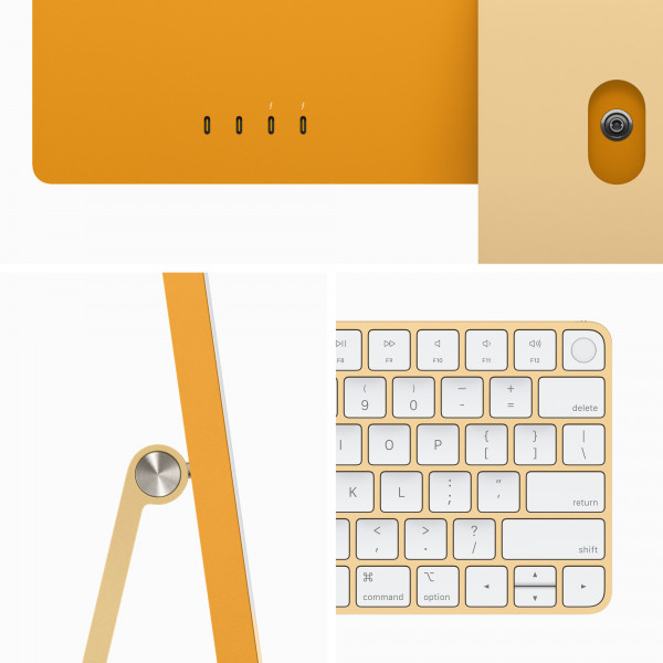 Фото - Комп'ютер-моноблок Apple iMac 24'' M3 Retina 4.5K 10-Core GPU 256GB Yellow (2023)