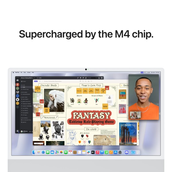 Фото - Комп'ютер-моноблок Apple iMac 24'' M4 A3137 Retina 4.5K 10-Core CPU 10-Core GPU 256GB Silver (MWUU3)