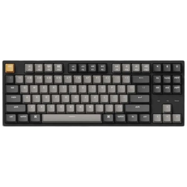 Фото - Клавіатура дротова ігрова Keychron C1 Pro 87Key K pro Red USB-A QMK/VIA, Hot-swap, EN/UKR, RGB (C1PM1_KEYCHRON)