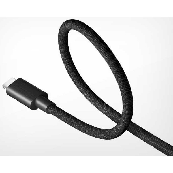 Фото - Кабель Xiaomi High-speed USB4 Braided Type-C-Type-C 6A 1m Dark-Grey (BHR087BGL)