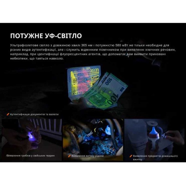 Фото - Фонарь Fenix E06R Gray