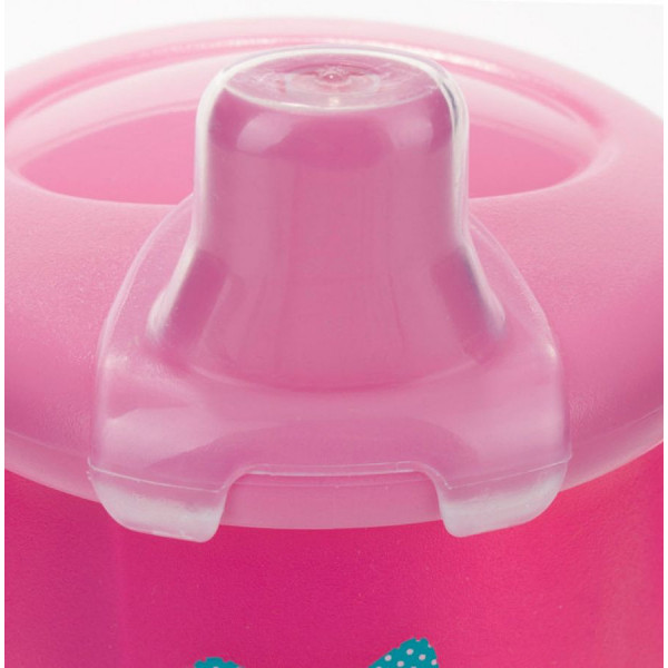 Фото - Чашка-непроливайка дитяча Canpol babies Toys рожевий, 250 мл. (31/200_pin)