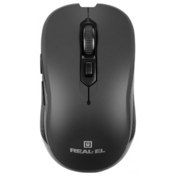 Фото - Миша бездротова REAL-EL RM-331W Black (EL123200044)