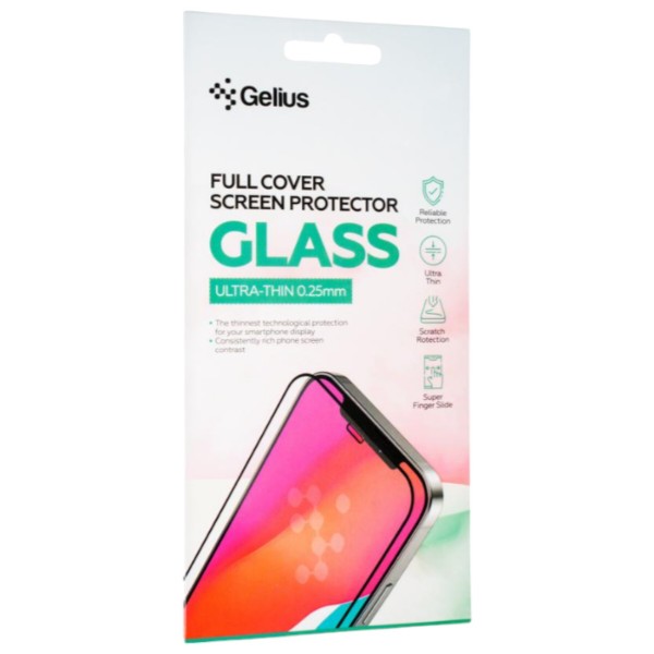 Фото - Защитное стекло для смартфона Gelius Full Cover Ultra-Thin 0.25mm for Xiaomi Redmi Note 11T Black (98149)