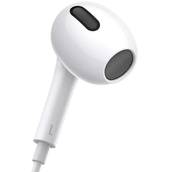 Фото - Наушники вкладыши проводные Baseus Earphone H17 White