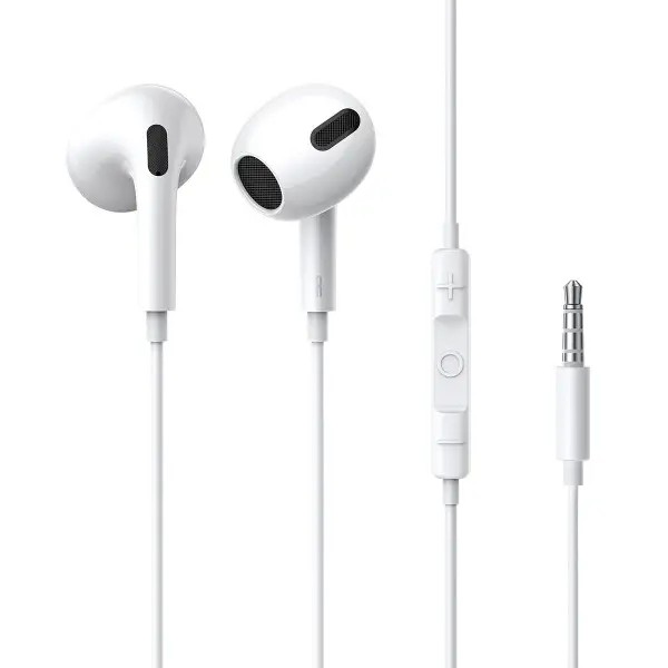 Фото - Наушники вкладыши проводные Baseus Earphone H17 White