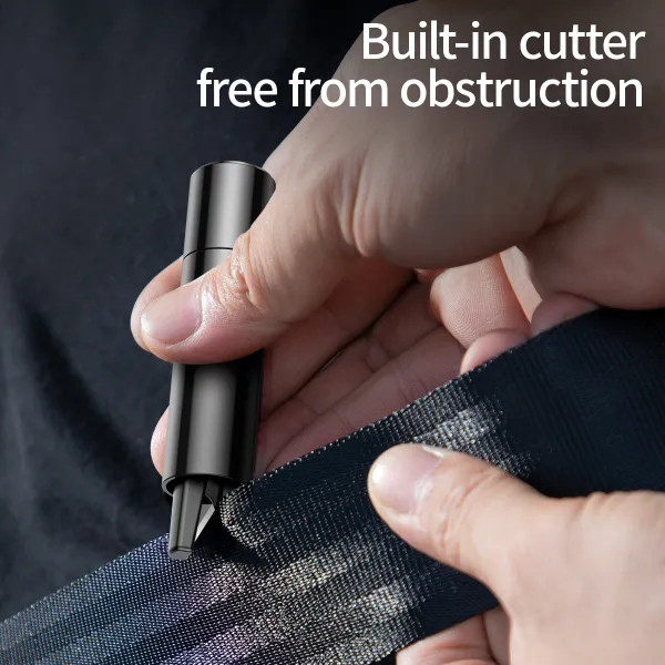 Фото - Автомобильный молоток Baseus Sharp Tool Safety Hammer Dark Gray (CRSFH-0G)
