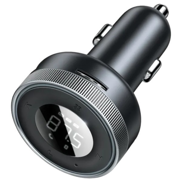 Фото - FM модулятор Baseus Wireless 5.0+5V/3.4A Black (CCLH-01)