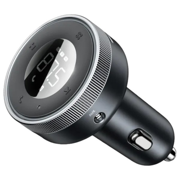 Фото - FM модулятор Baseus Wireless 5.0+5V/3.4A Black (CCLH-01)
