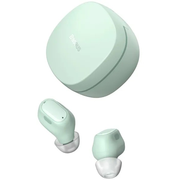 Фото - Наушники вкладыши беспроводные TWS Baseus Bowie WM01 True Wireless Earphones Green (NGTW370006)