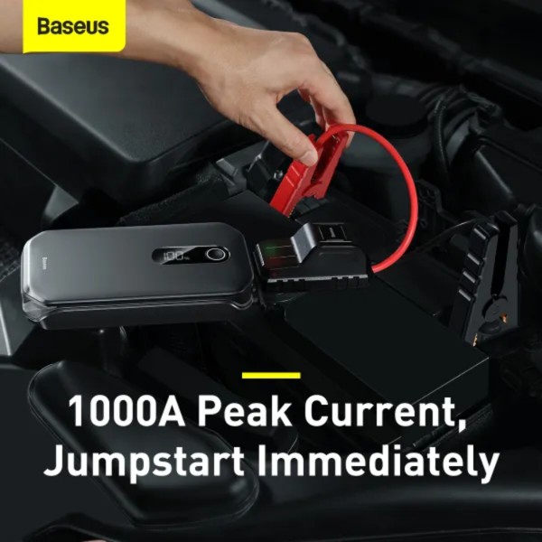 Фото - Пускозарядний пристрій Baseus 12000mAh Super Energy Pro Car Jump Starter Black (CRJS03-01)