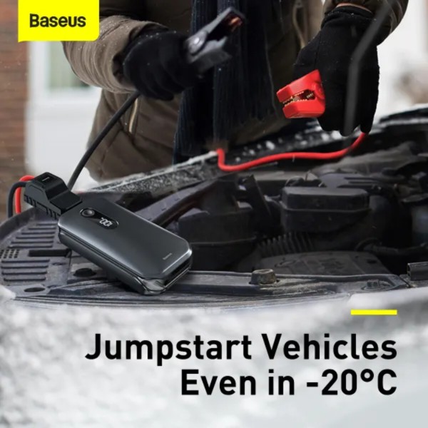 Фото - Пускозарядний пристрій Baseus 12000mAh Super Energy Pro Car Jump Starter Black (CRJS03-01)