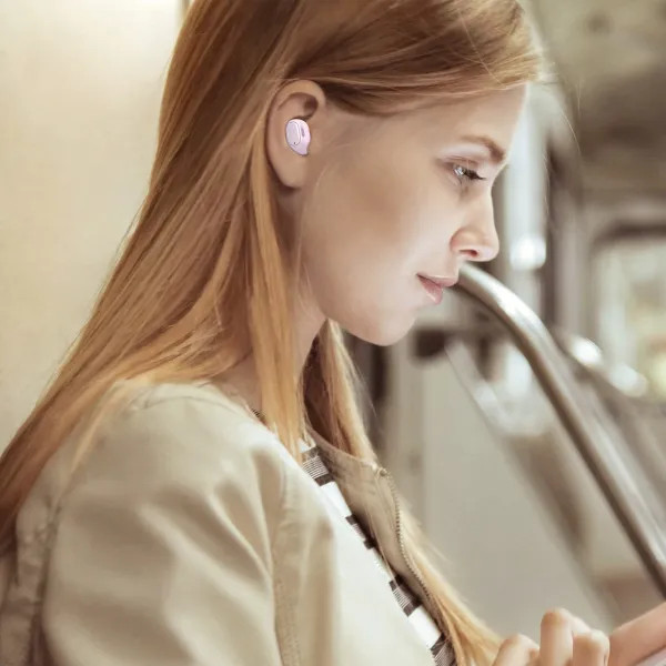 Фото - Навушники вкладиші бездротові TWS Baseus Bowie WM01 True Wireless Earphones Purple (NGTW370005)