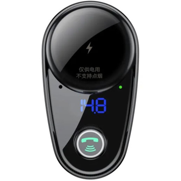 Фото - FM модулятор Baseus S-06 Car Bluetooth MP3 Player Black (CCHC000001)