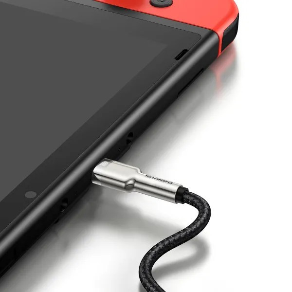 Фото - Кабель синхронізації даних Baseus Cafule Metal Type-C to Type-C 100W 1 м Black (CATJK-C01)