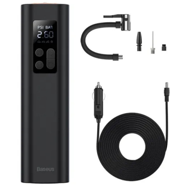 Фото - Автокомпрессор Baseus Super Mini Inflator Pump Black (CRCQ000001)