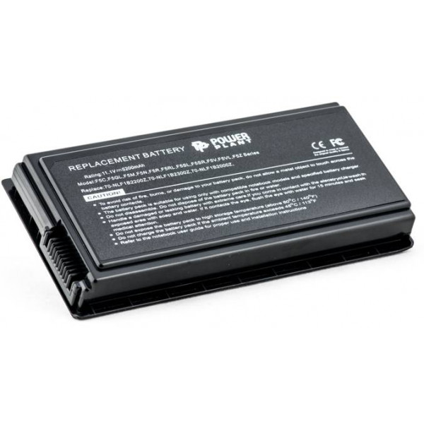 Фото - Акумулятор для ноутбука PowerPlant ASUS F5 (A32-F5, AS5010LH) 11.1V 5200mAh (NB00000015)
