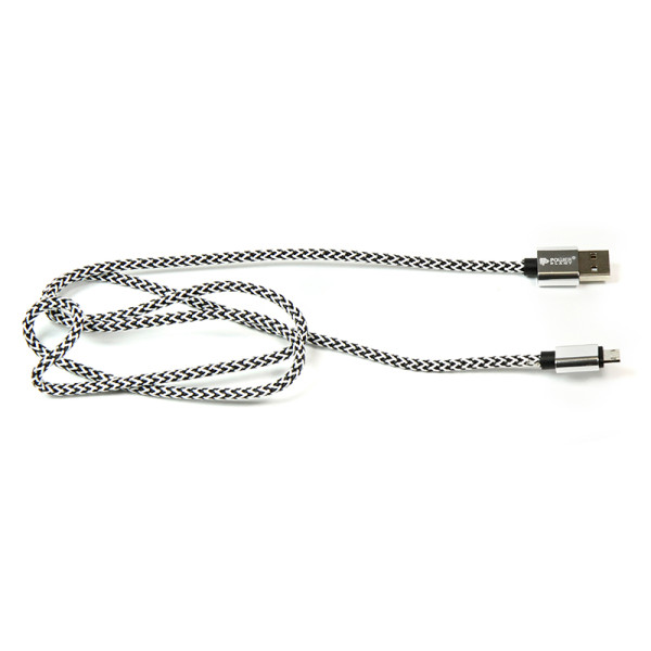 Фото - Кабель PowerPlant USB 2.0 AM/Micro B 1m Grey (CA910212)