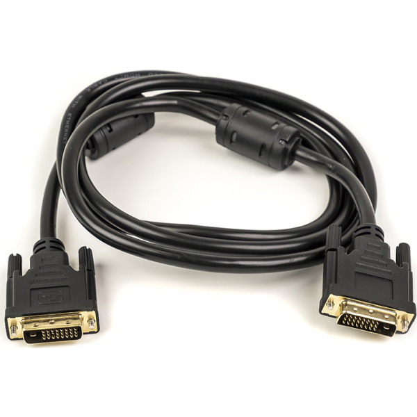 Фото - Кабель PowerPlant DVI-D 24M-24M Double Ferrites 1.5 м Black (CA910854)