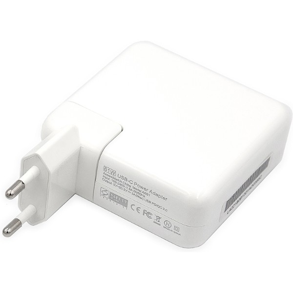 Фото - Зарядное устройство для ноутбука PowerPlant APPLE 220V, 20V 61W (USB Type-C) (AP61HCUSB)