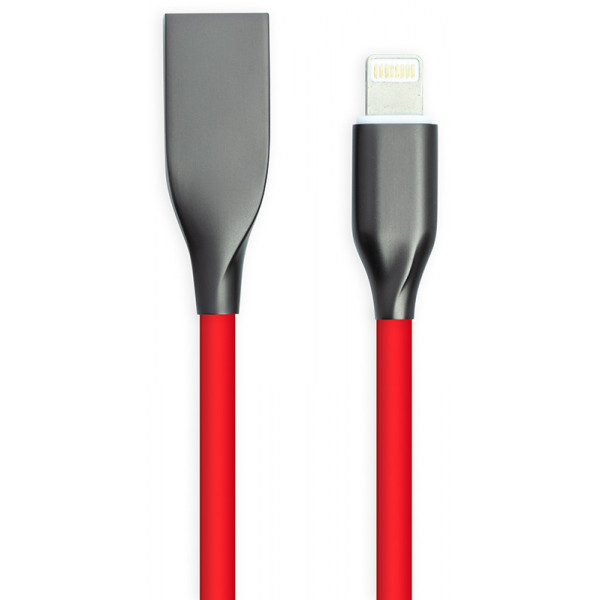 Фото - Кабель PowerPlant USB - Lightning 2m Red (CA911417)