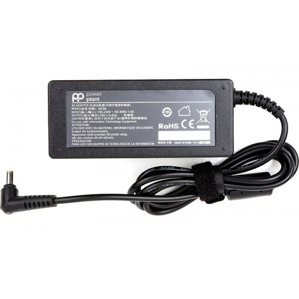 Фото - Зарядное устройство для ноутбука PowerPlant Acer 65W 19V 3.24A (5.5*1.7) (AC65F5517)