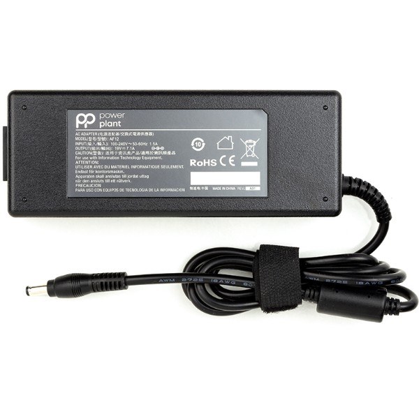 Фото - Зарядний пристрій для ноутбука PowerPlant Asus 220V 19V 135W 7.1A (5.5*2.5) (AS135F5525)