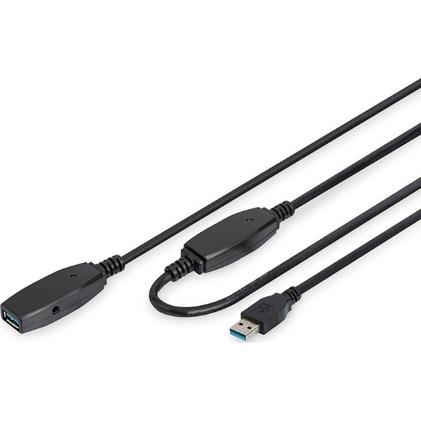 Фото - Кабель USB type A - USB type A PowerPlant USB 3.0 AM - AF 20 м (CA912865)