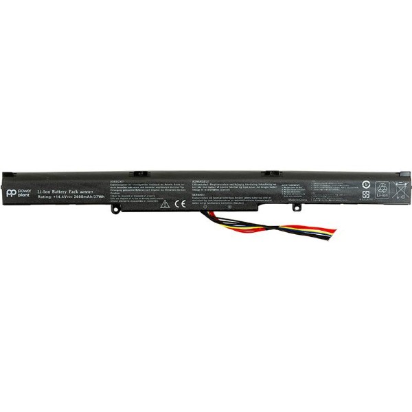 Фото - Аккумулятор для ноутбука PowerPlant ASUS GL553 (A41N1611) 14.4V 2600mAh (NB430857)