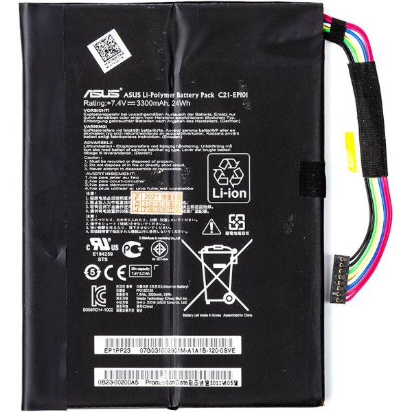Фото - Аккумулятор для ноутбука PowerPlant ASUS Eee Pad Transformer TR101 (C21-EP101) 7.4V 3300mAh (NB431137l)