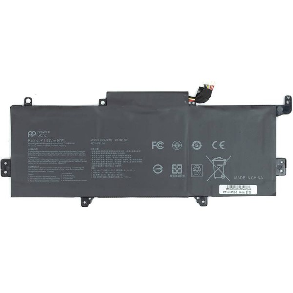 Фото - Акумулятор для ноутбука PowerPlant ASUS Zenbook UX330UA (C31N1602) 11.55V 4935mAh (NB431489)