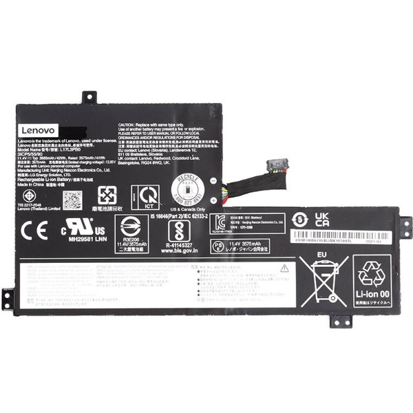 Фото - Акумулятор для ноутбука PowerPlant LENOVO 100e Chromebook (L17M3PB0) 11.4V 3685mAh (original) (NB481316)