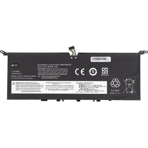 Фото - Аккумулятор для ноутбука PowerPlant LENOVO Yoga S730-13IWL (L17C4PE1) 15.36V 2735mAh (original) (NB481415)