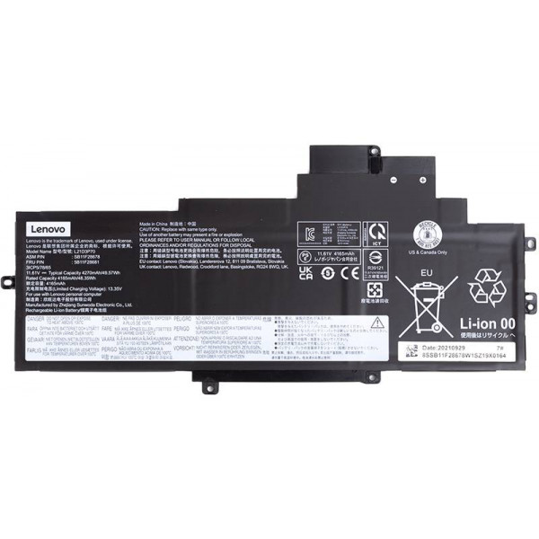 Фото - Акумулятор для ноутбука PowerPlant LENOVO L21D3P70 11.61V 4270mAh (original) (NB481378)
