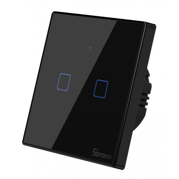Фото - Беспроводной выключатель Sonoff T3EU2C-TX Wi-Fi