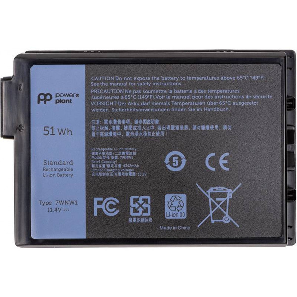 Фото - Аккумулятор для ноутбука PowerPlant DELL Latitude 5420 (7WNW1) 11.4V 4342mAh (NB441877)