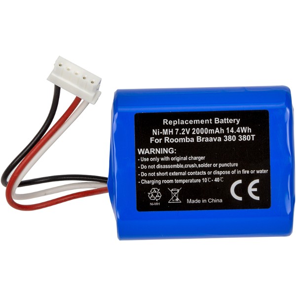 Фото - Акумулятор для робота-пилососа PowerPlant iRobot Braava 380 (4409709) 7.2V 2000mAh (TB921577)