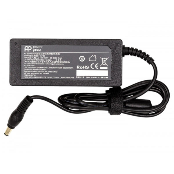 Фото - Зарядний пристрій для ноутбука PowerPlant ASUS 220V, 19V 65W 3.42A (AS65F5525) Фото - Зарядний пристрій для ноутбука PowerPlant ASUS 220V, 19V 65W 3.42A (AS65F5525)