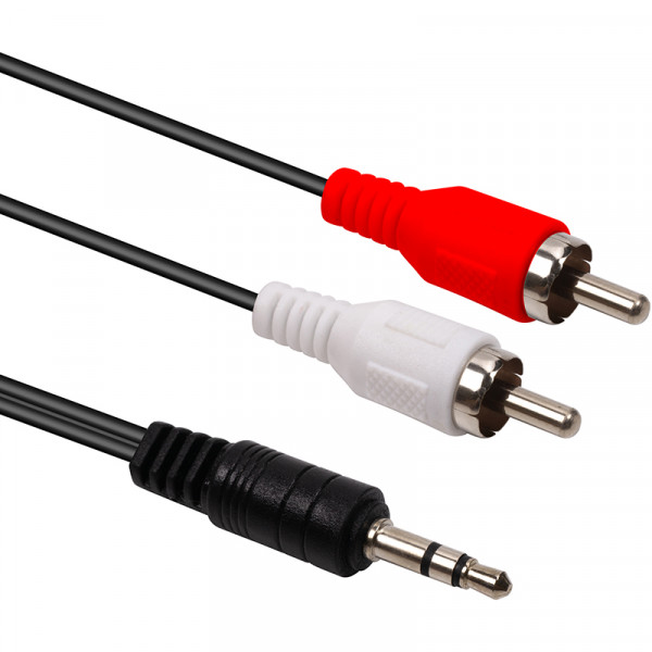 Фото - Кабель 3.5 мм - RCA PowerPlant 3.5 мм (M) - 2xRCA (M), 2.5 м (CA914326) Фото - Кабель 3.5 мм - RCA PowerPlant 3.5 мм (M) - 2xRCA (M), 2.5 м (CA914326)